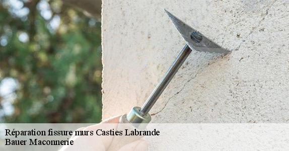 Réparation fissure murs  casties-labrande-31430 Bauer Maconnerie