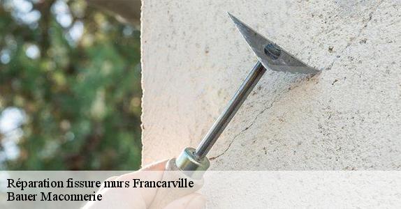 Réparation fissure murs  francarville-31460 Bauer Maconnerie