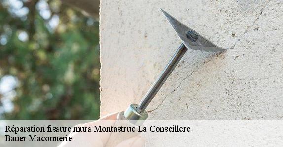Réparation fissure murs  montastruc-la-conseillere-31380 Bauer Maconnerie