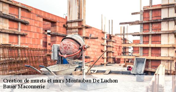 Création de murets et murs  montauban-de-luchon-31110 Bauer Maconnerie