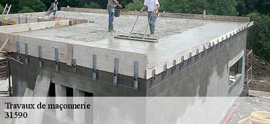 Travaux de maçonnerie 31590