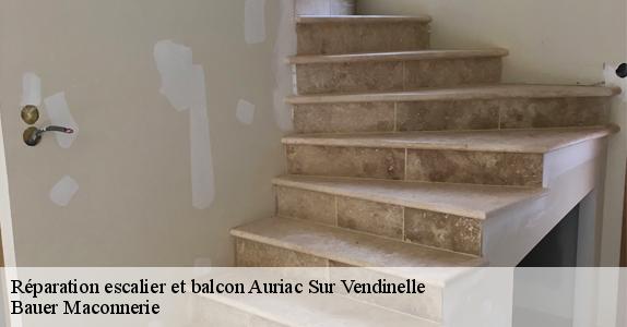 Réparation escalier et balcon  auriac-sur-vendinelle-31460 Bauer Maconnerie