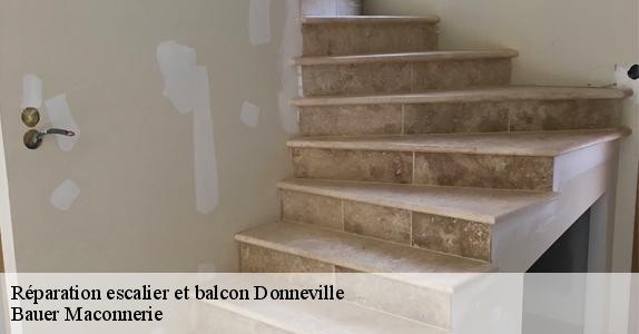 Réparation escalier et balcon  donneville-31450 Bauer Maconnerie