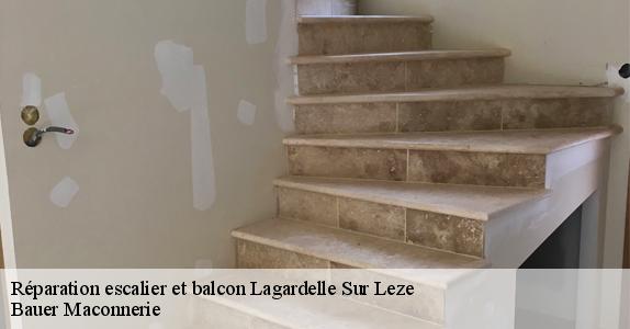 Réparation escalier et balcon  lagardelle-sur-leze-31870 Bauer Maconnerie