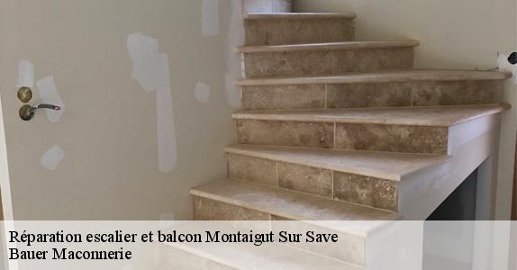 Réparation escalier et balcon  montaigut-sur-save-31530 Bauer Maconnerie