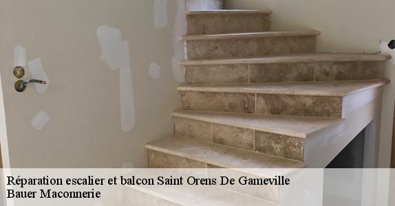 Réparation escalier et balcon  saint-orens-de-gameville-31650 Bauer Maconnerie