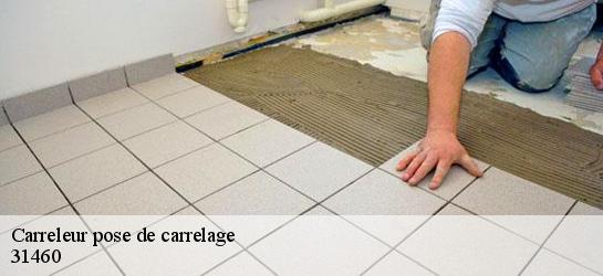 Carreleur pose de carrelage  31460