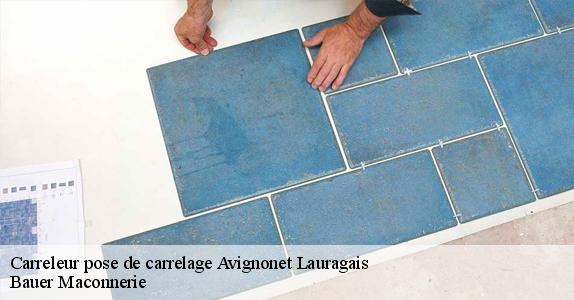 Carreleur pose de carrelage  avignonet-lauragais-31290 Bauer Maconnerie