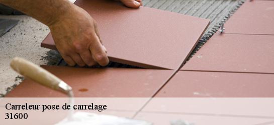 Carreleur pose de carrelage  31600