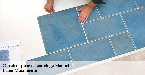 Carreleur pose de carrelage  mailholas-31310 Bauer Maconnerie